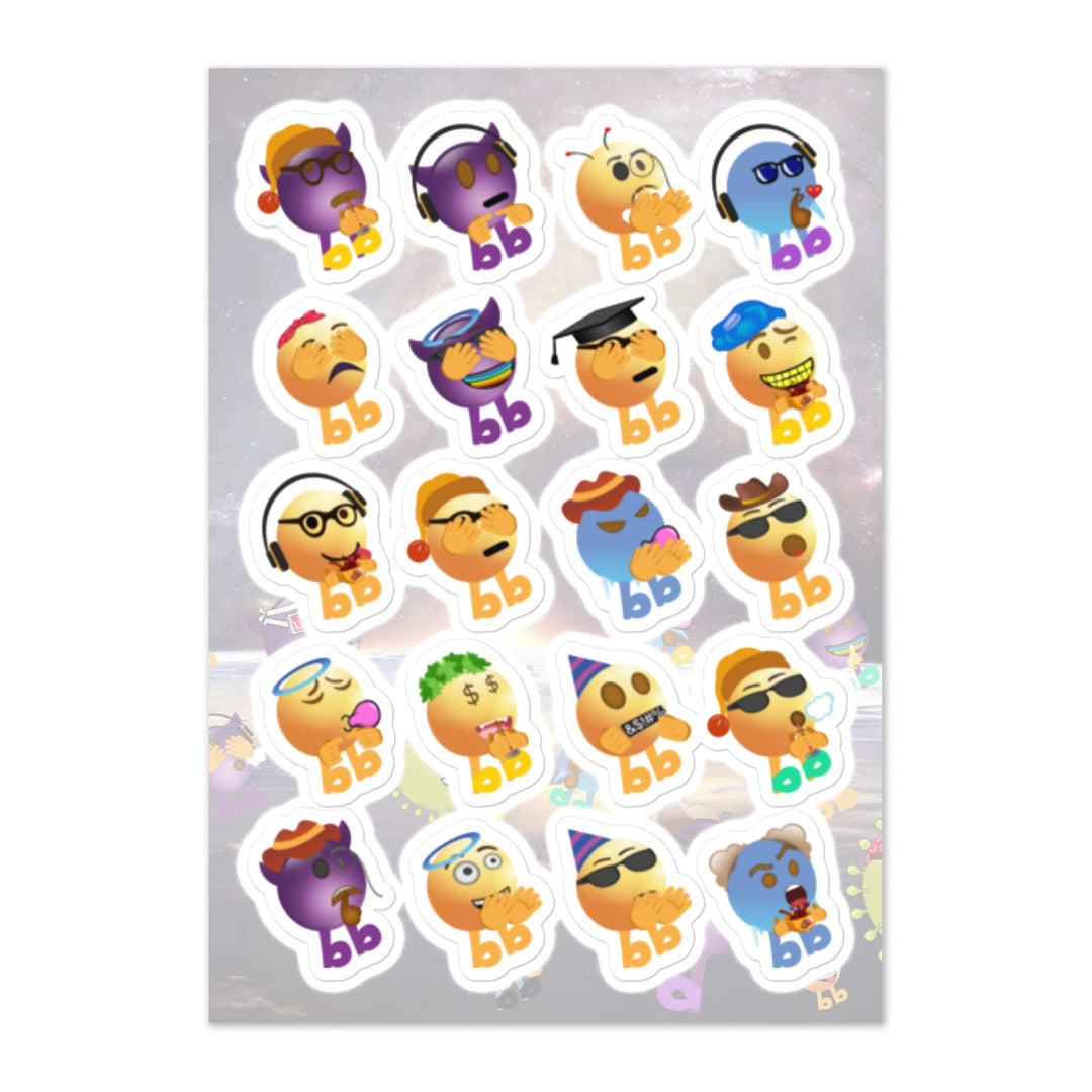 Megabb Buddy Stickers - Emojibb