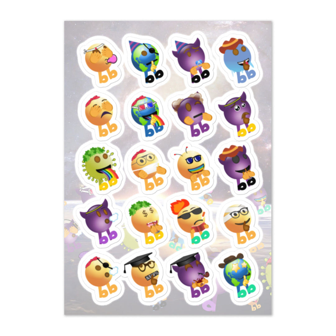 Megabb Buddy Stickers - Emojibb