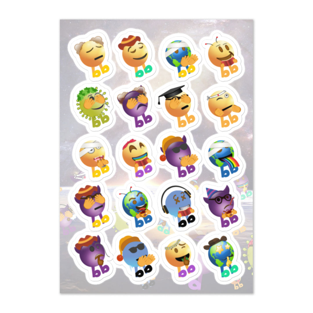 Megabb Buddy Stickers - Emojibb