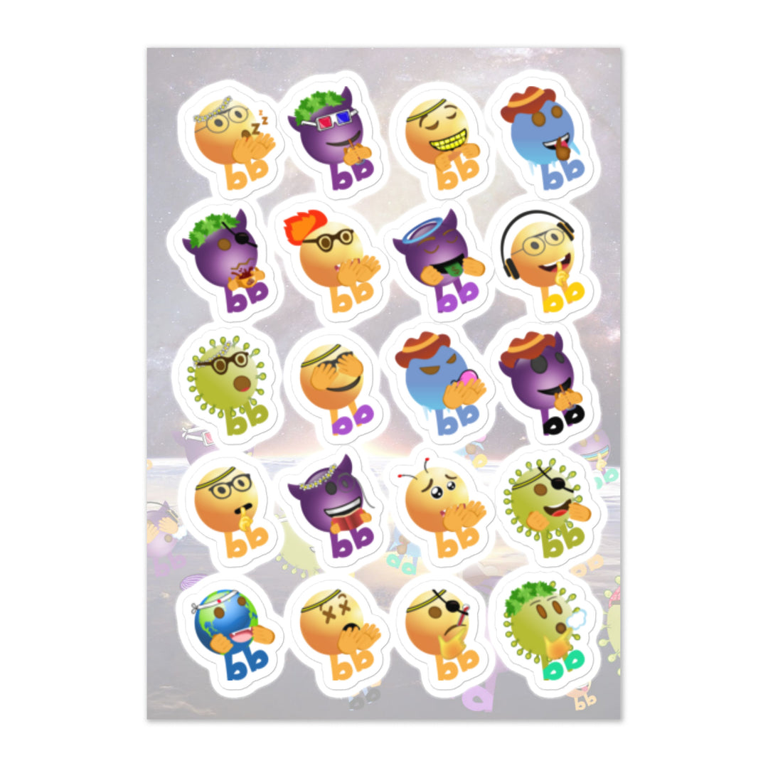 Megabb Buddy Stickers - Emojibb