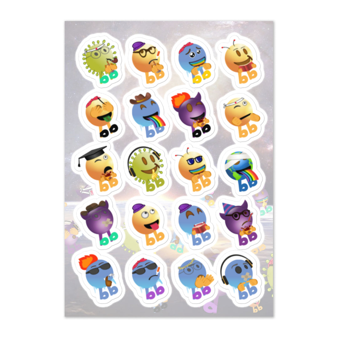 Megabb Buddy Stickers - Emojibb