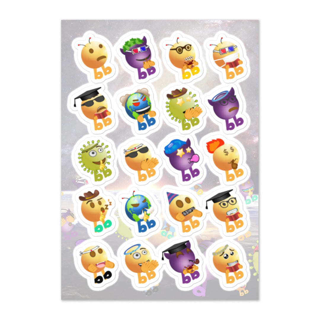 Megabb Buddy Stickers - Emojibb