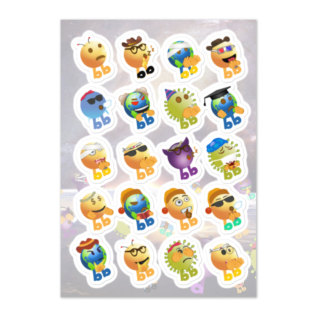 Megabb Buddy Stickers - Emojibb