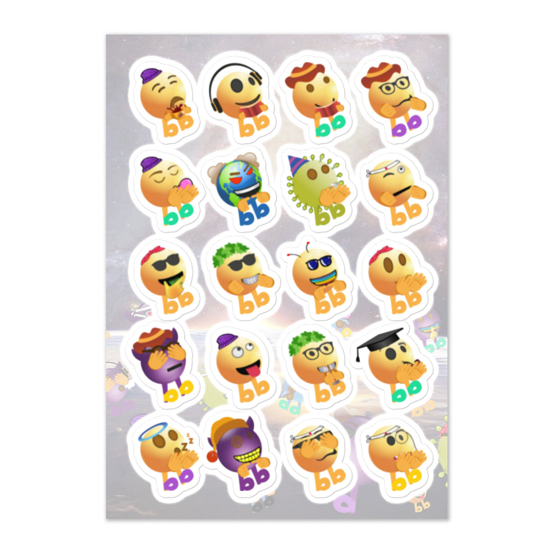 Megabb Buddy Stickers - Emojibb