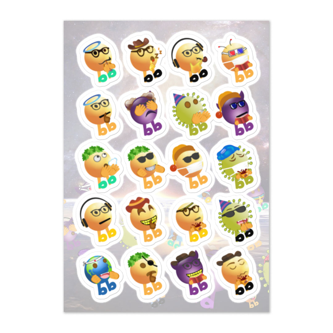 Megabb Buddy Stickers - Emojibb