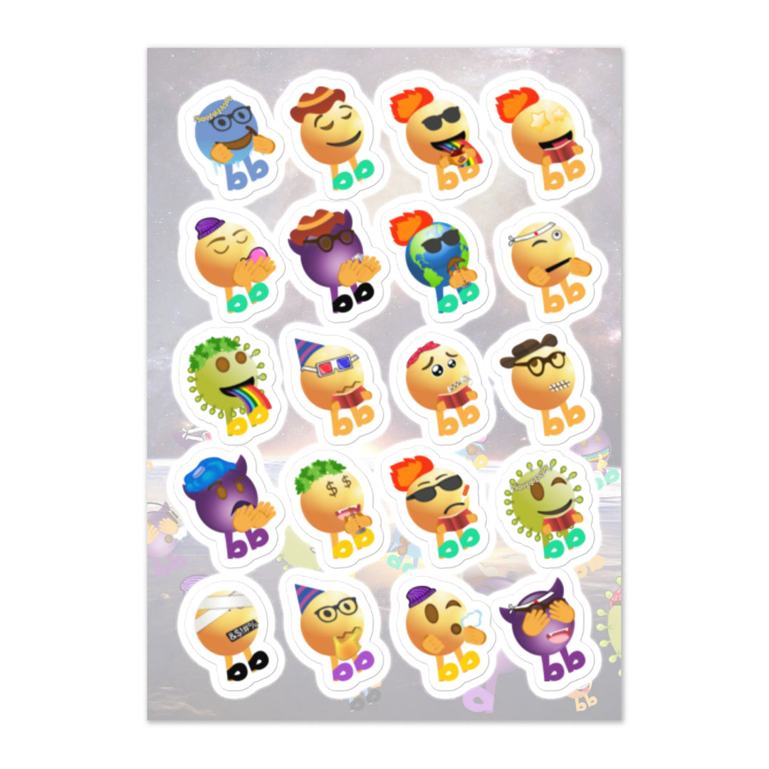 Megabb Buddy Stickers - Emojibb