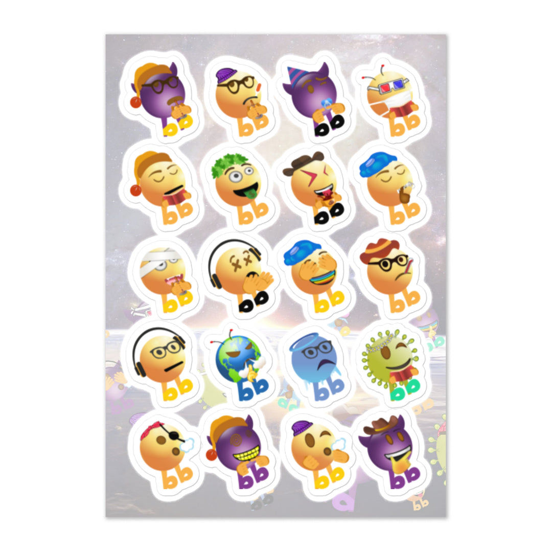 Megabb Buddy Stickers - Emojibb