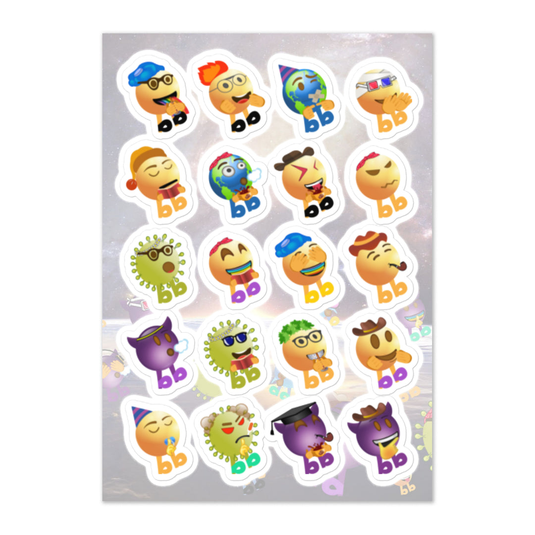 Megabb Buddy Stickers - Emojibb