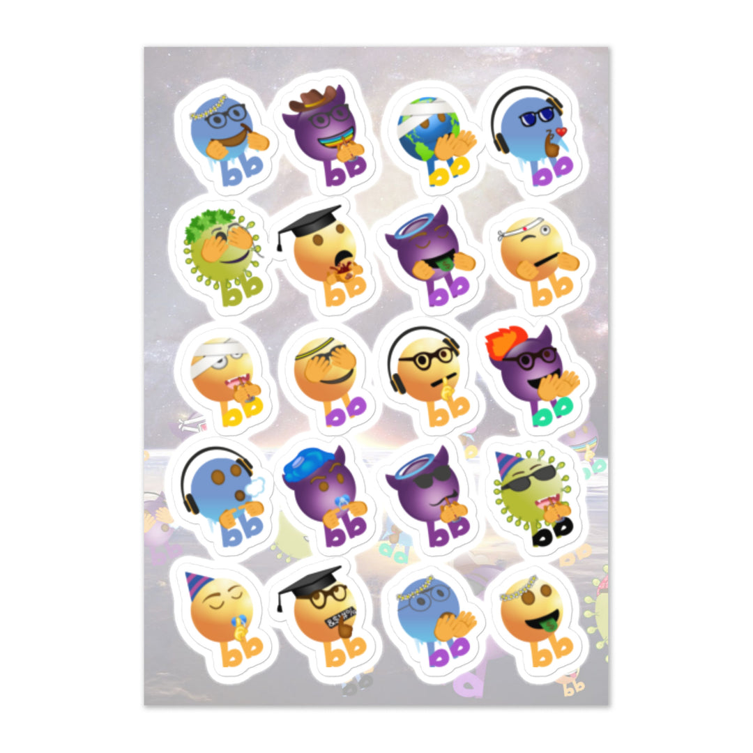 Megabb Buddy Stickers - Emojibb