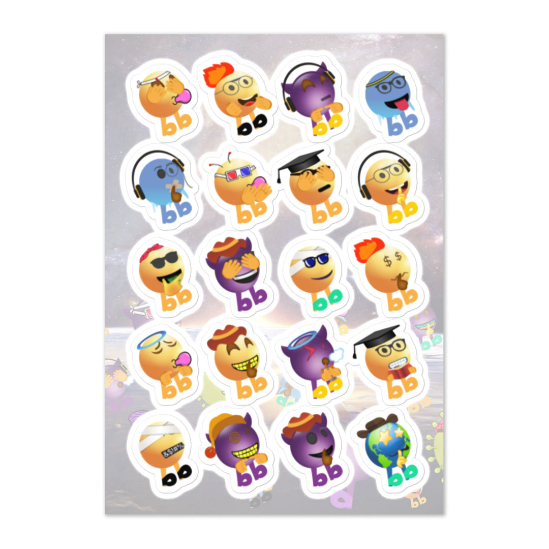 Megabb Buddy Stickers - Emojibb