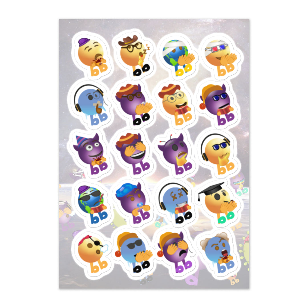 Megabb Buddy Stickers - Emojibb