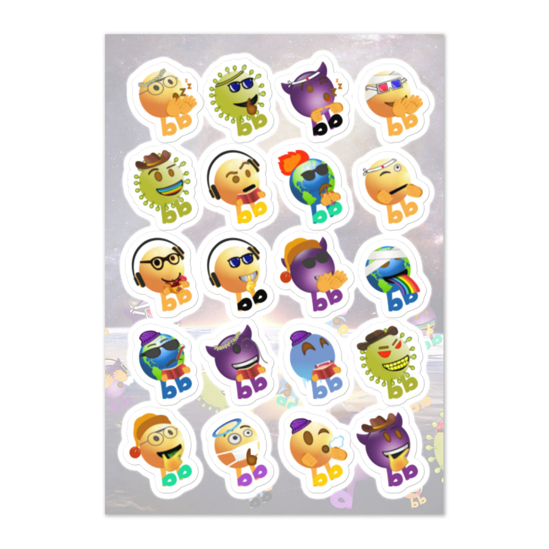 Megabb Buddy Stickers - Emojibb