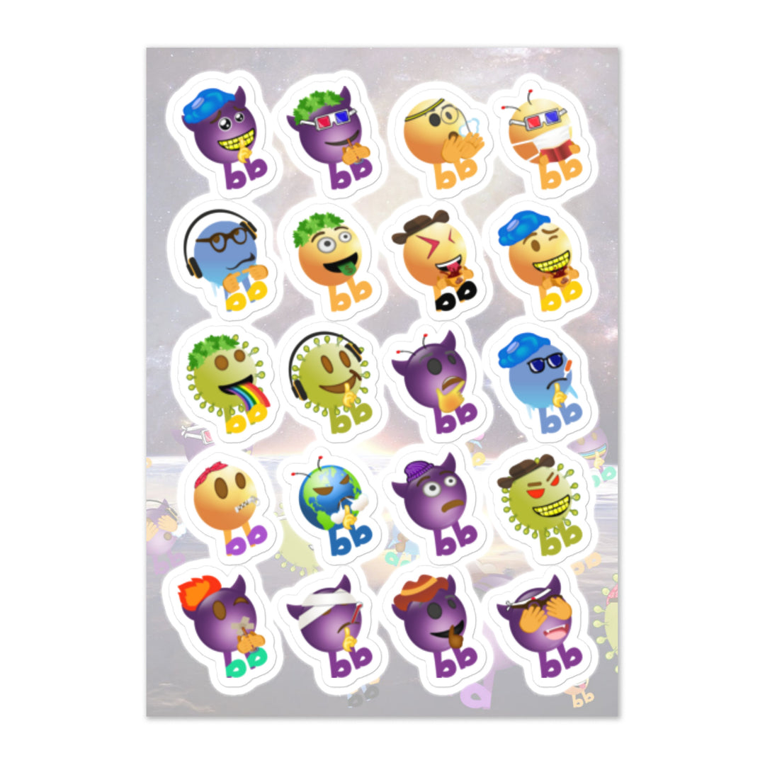 Megabb Buddy Stickers - Emojibb