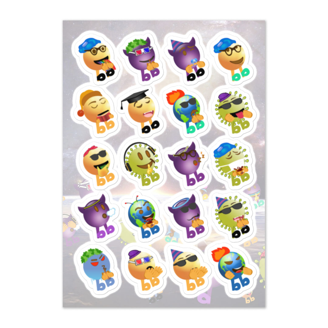 Megabb Buddy Stickers - Emojibb