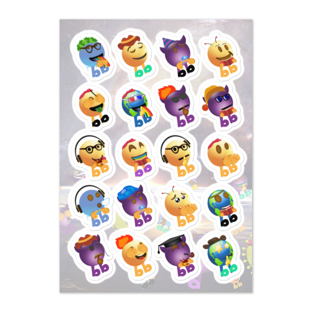 Megabb Buddy Stickers - Emojibb