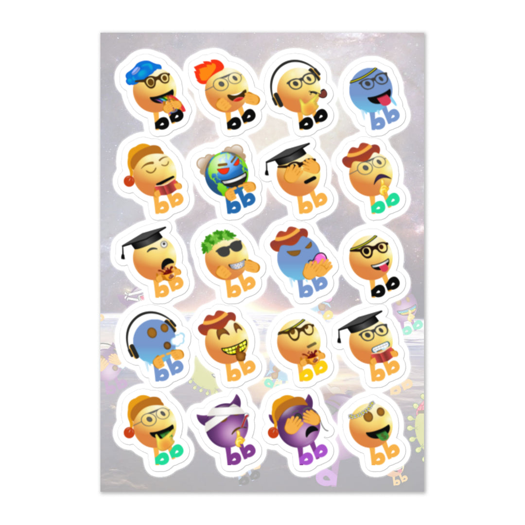 Megabb Buddy Stickers - Emojibb