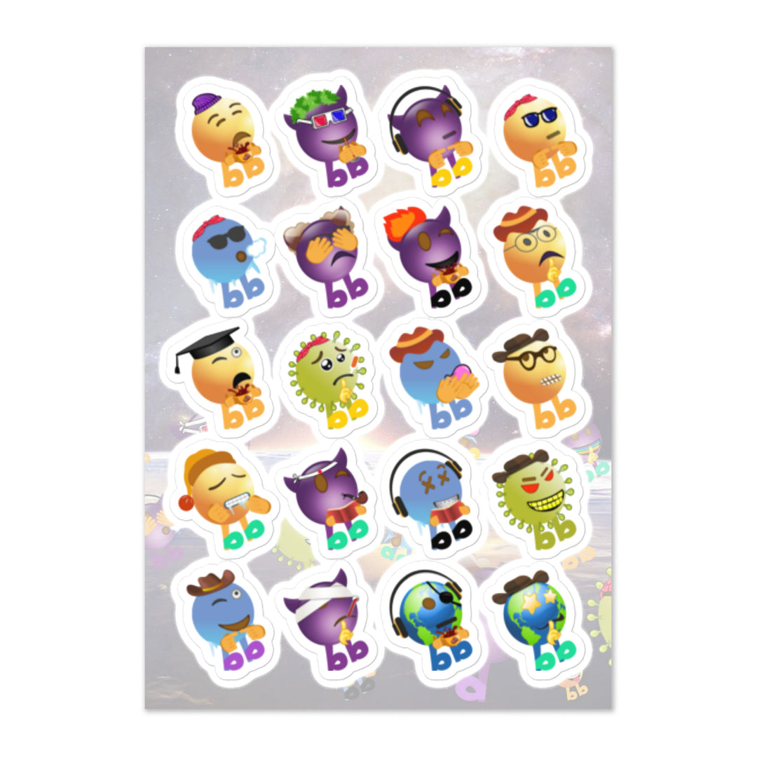 Megabb Buddy Stickers - Emojibb