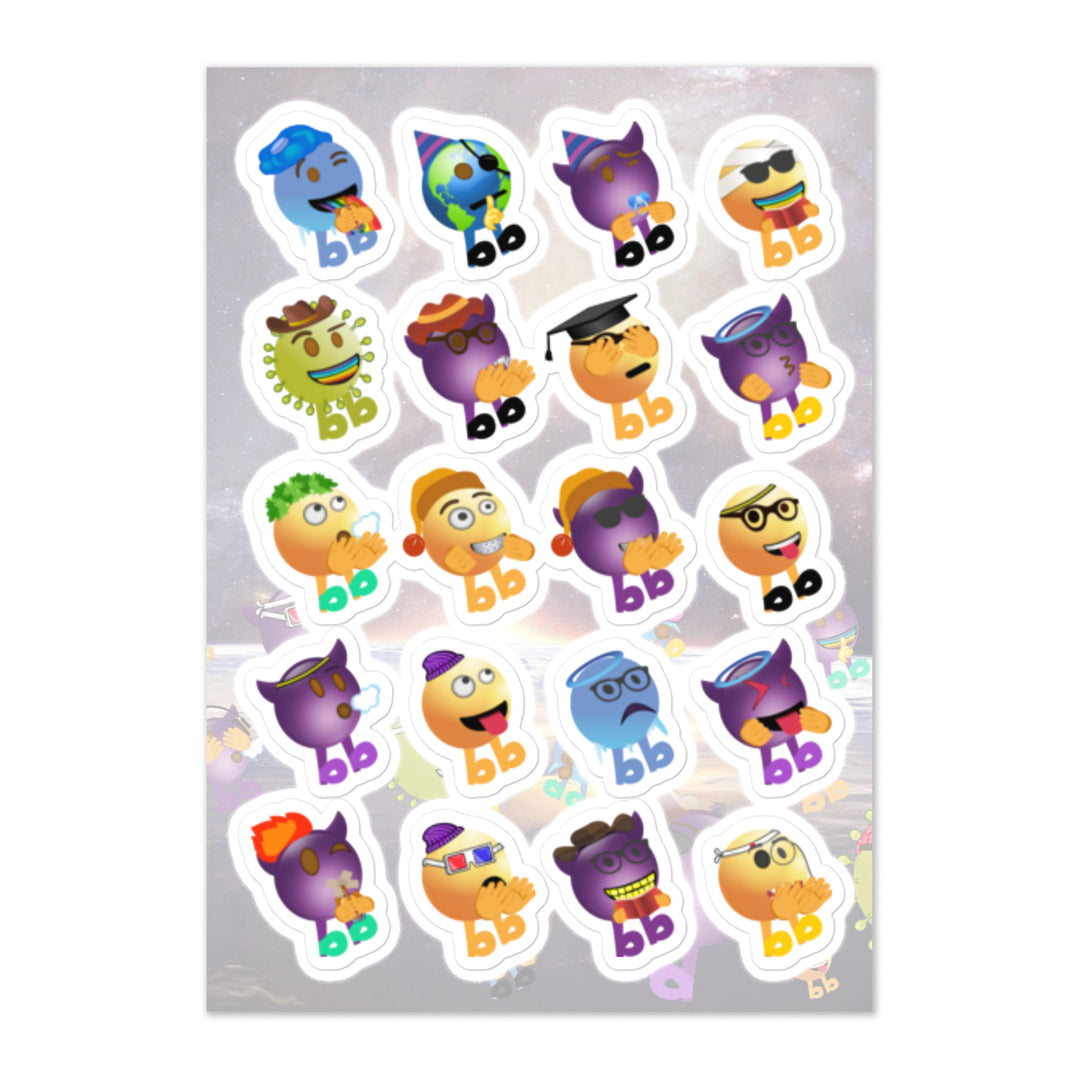 Megabb Buddy Stickers - Emojibb