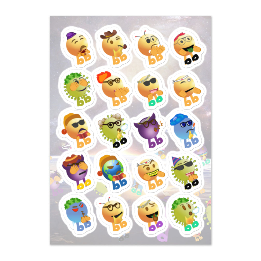 Megabb Buddy Stickers - Emojibb