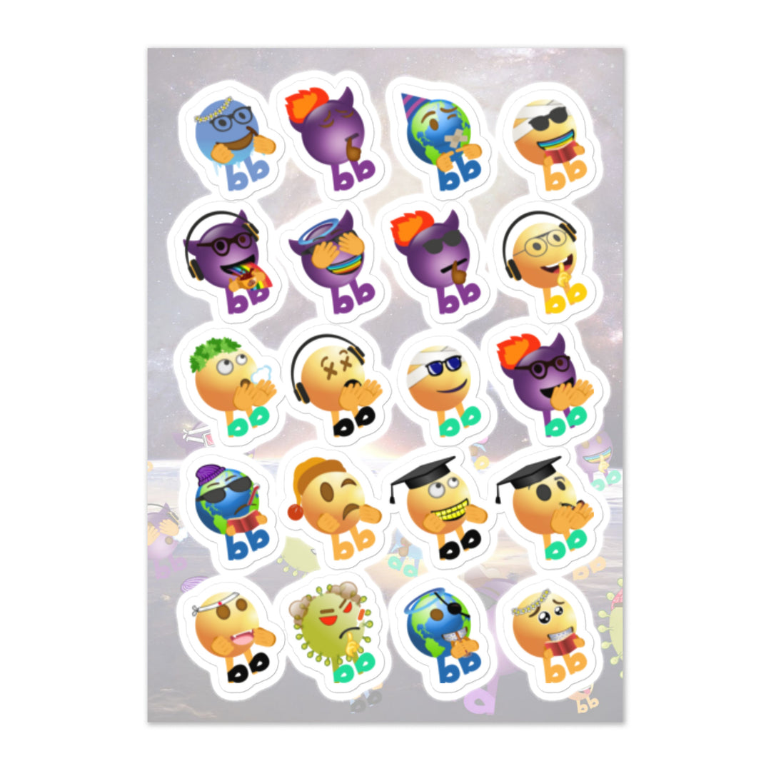 Megabb Buddy Stickers - Emojibb