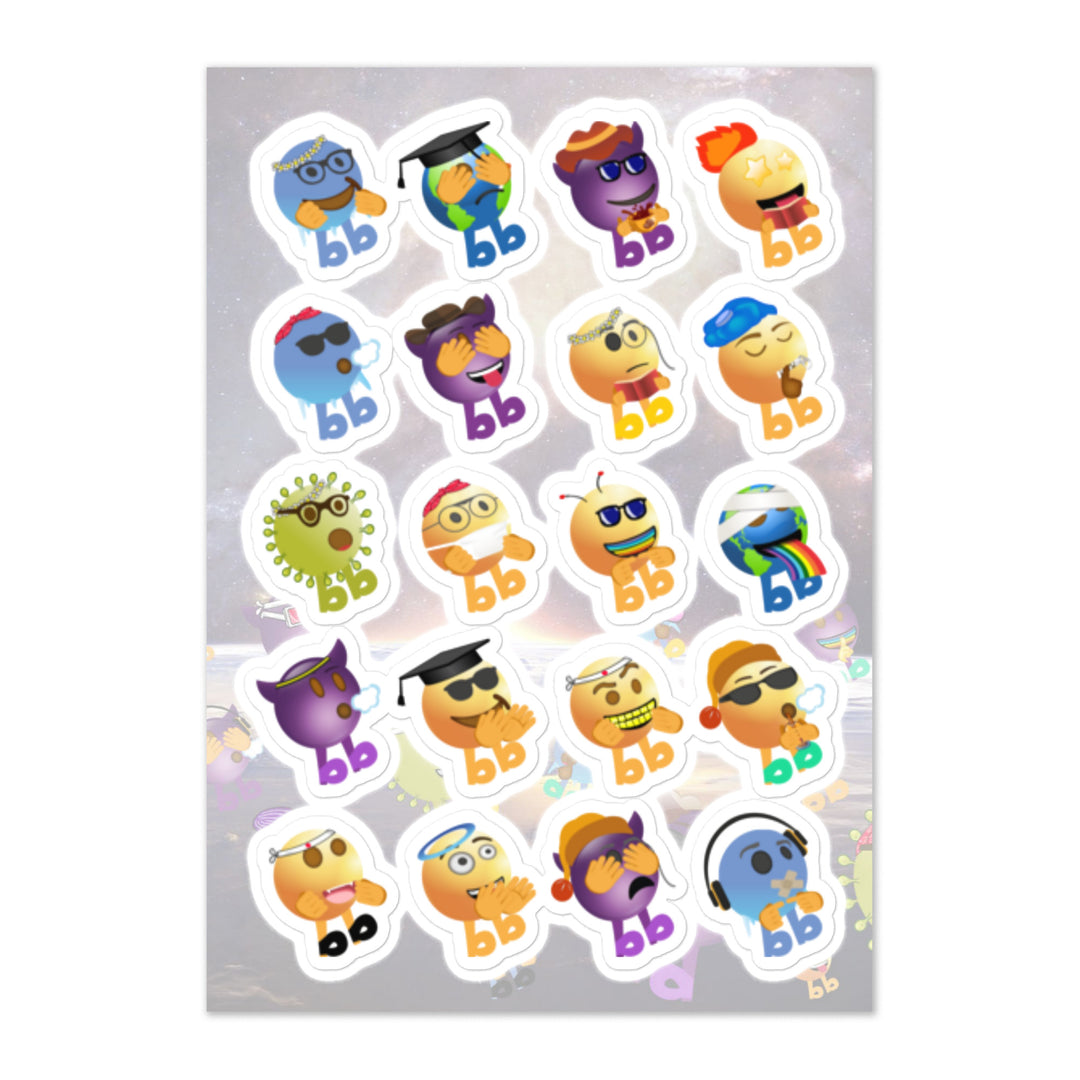 Megabb Buddy Stickers - Emojibb