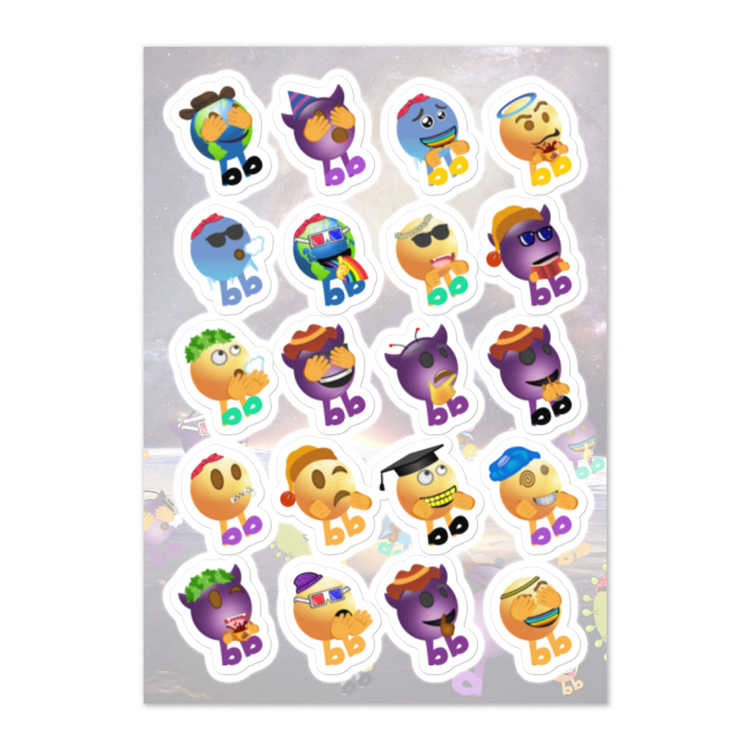 Megabb Buddy Stickers - Emojibb