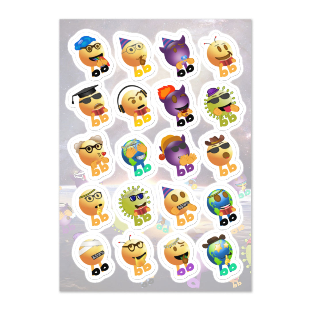 Megabb Buddy Stickers - Emojibb