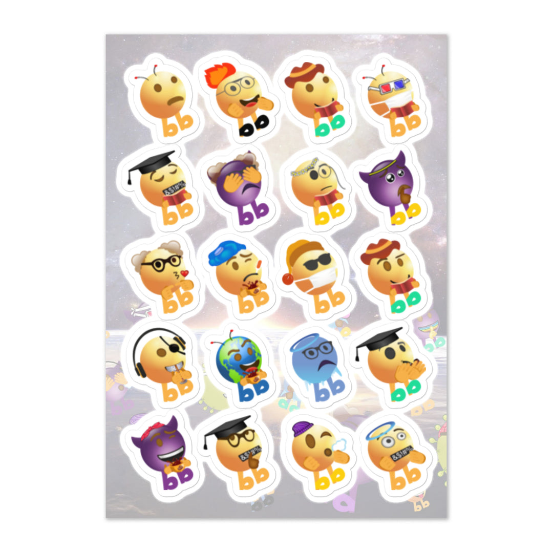 Megabb Buddy Stickers - Emojibb