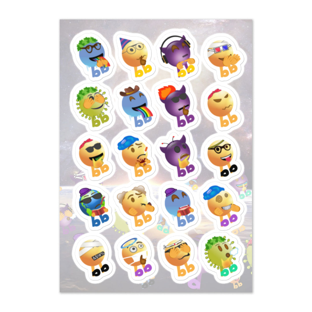 Megabb Buddy Stickers - Emojibb