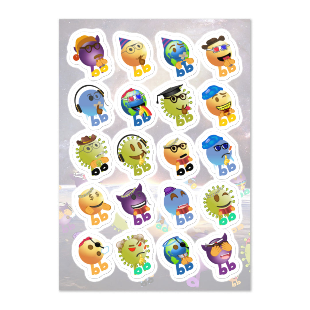 Megabb Buddy Stickers - Emojibb