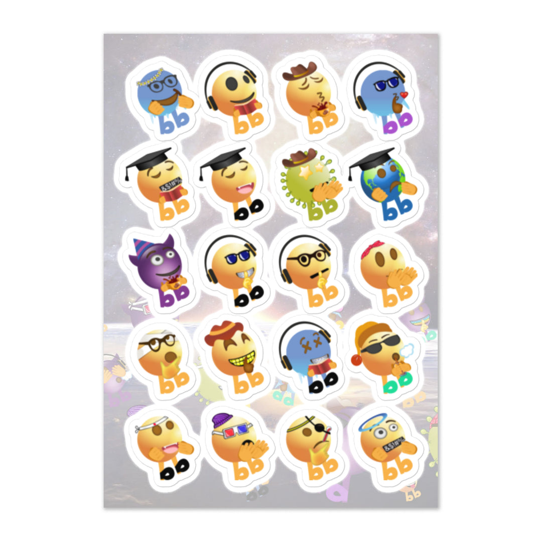 Megabb Buddy Stickers - Emojibb