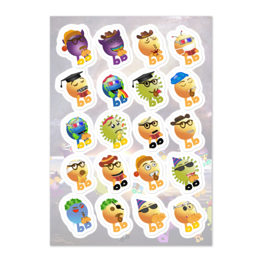 Megabb Buddy Stickers - Emojibb