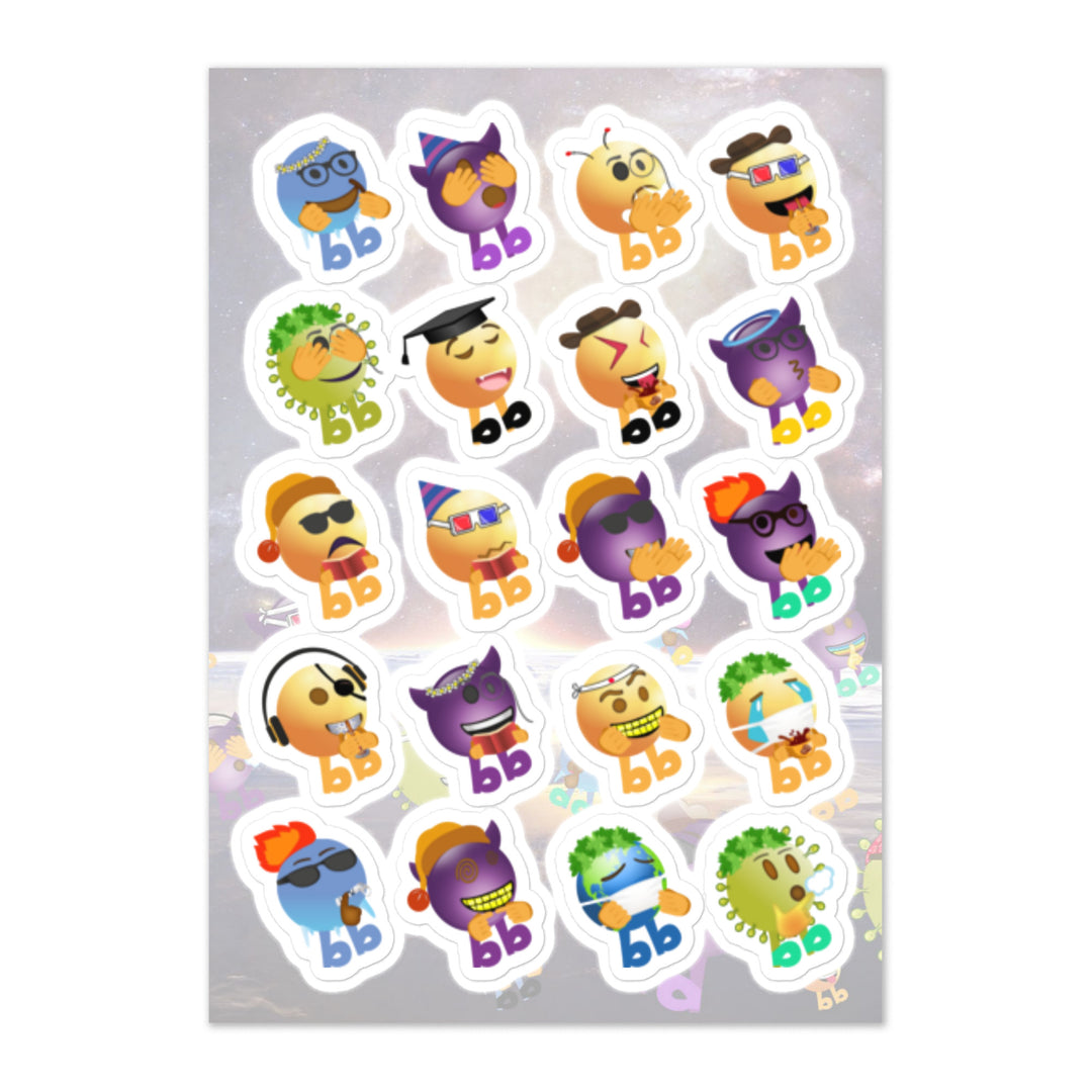 Megabb Buddy Stickers - Emojibb