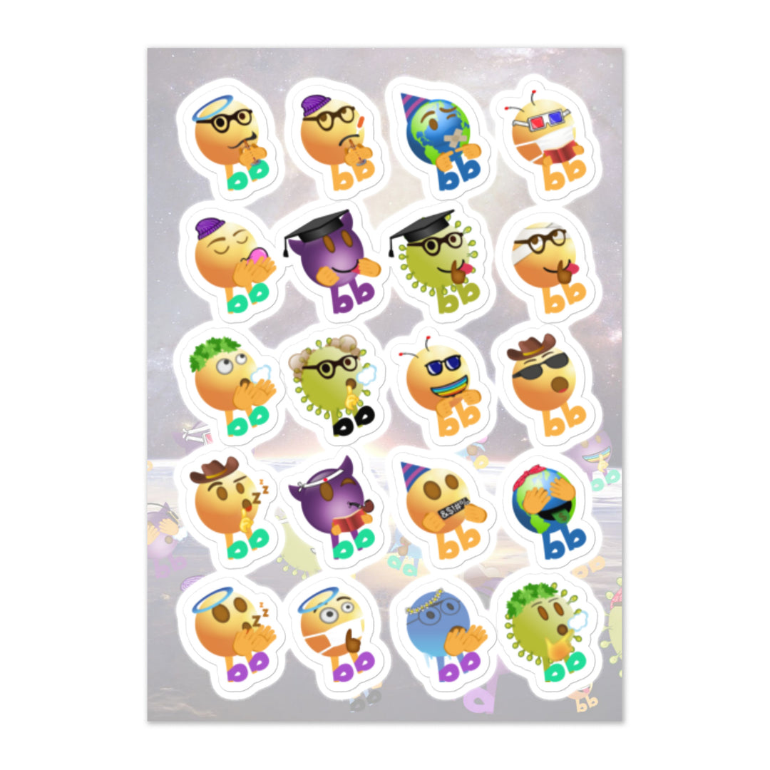 Megabb Buddy Stickers - Emojibb