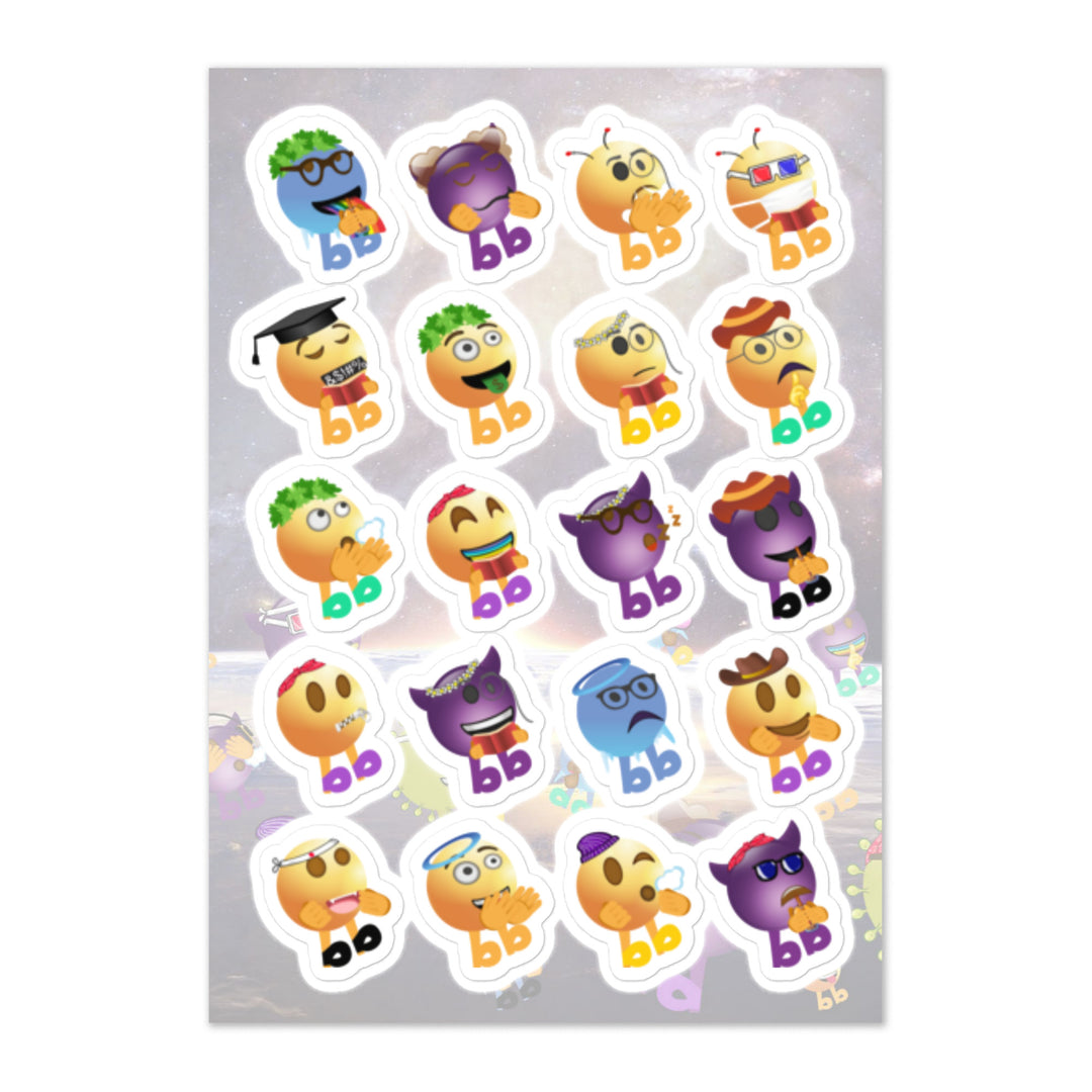 Megabb Buddy Stickers - Emojibb