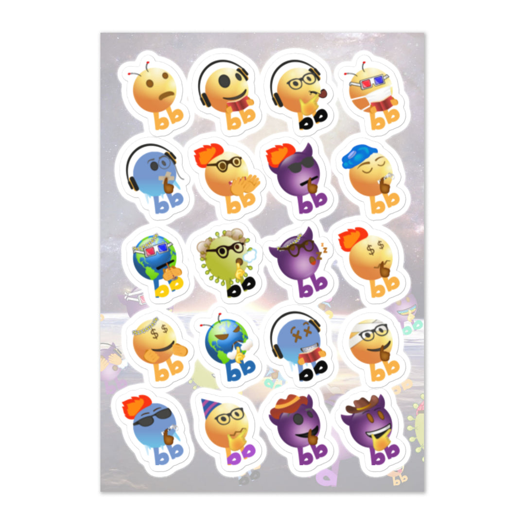 Megabb Buddy Stickers - Emojibb