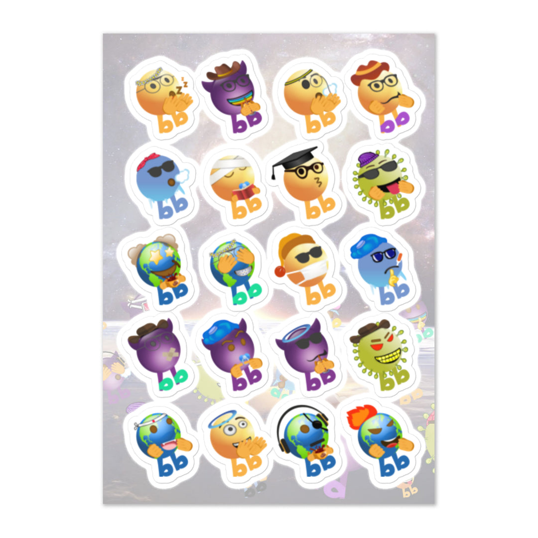 Megabb Buddy Stickers - Emojibb