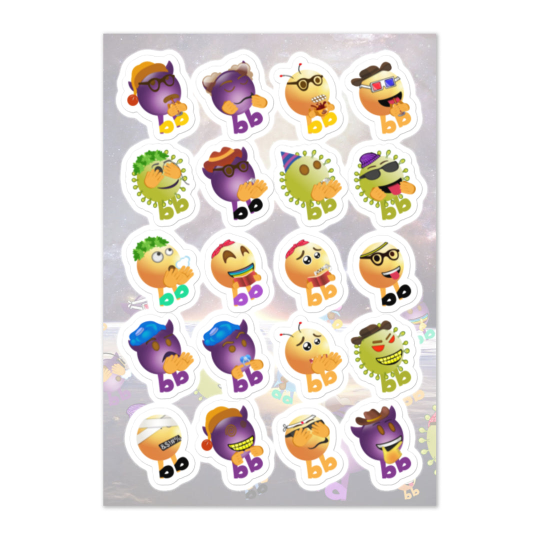 Megabb Buddy Stickers - Emojibb