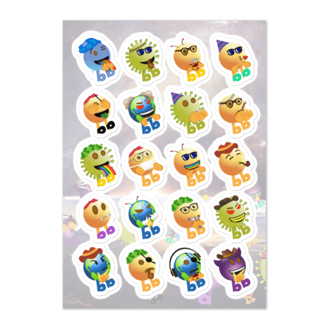 Megabb Buddy Stickers - Emojibb