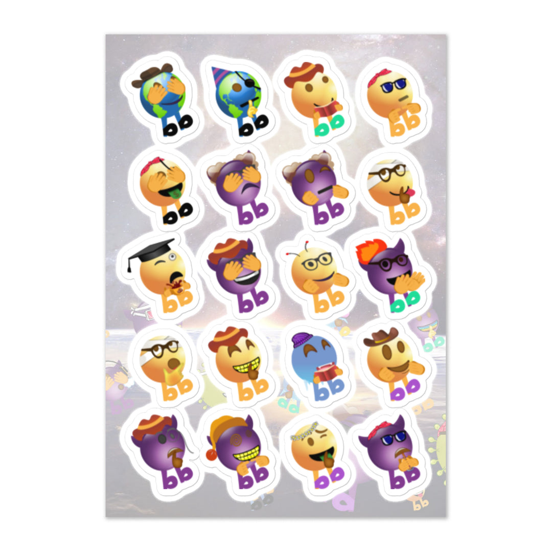 Megabb Buddy Stickers - Emojibb