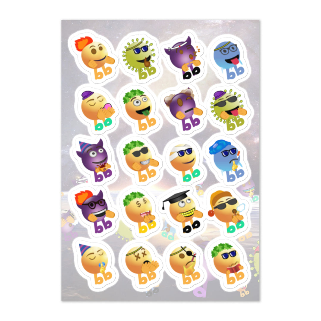 Megabb Buddy Stickers - Emojibb