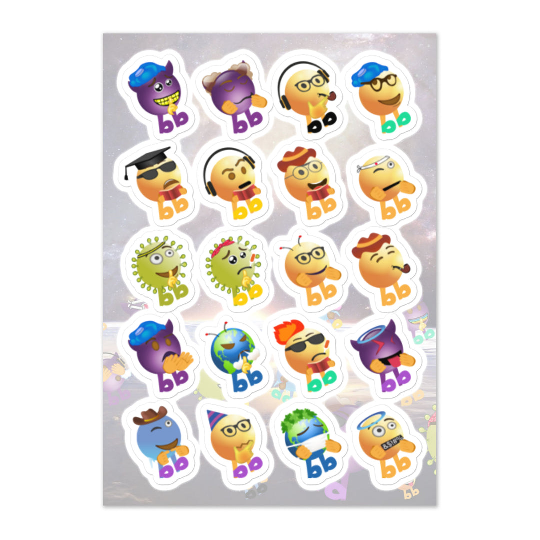 Megabb Buddy Stickers - Emojibb