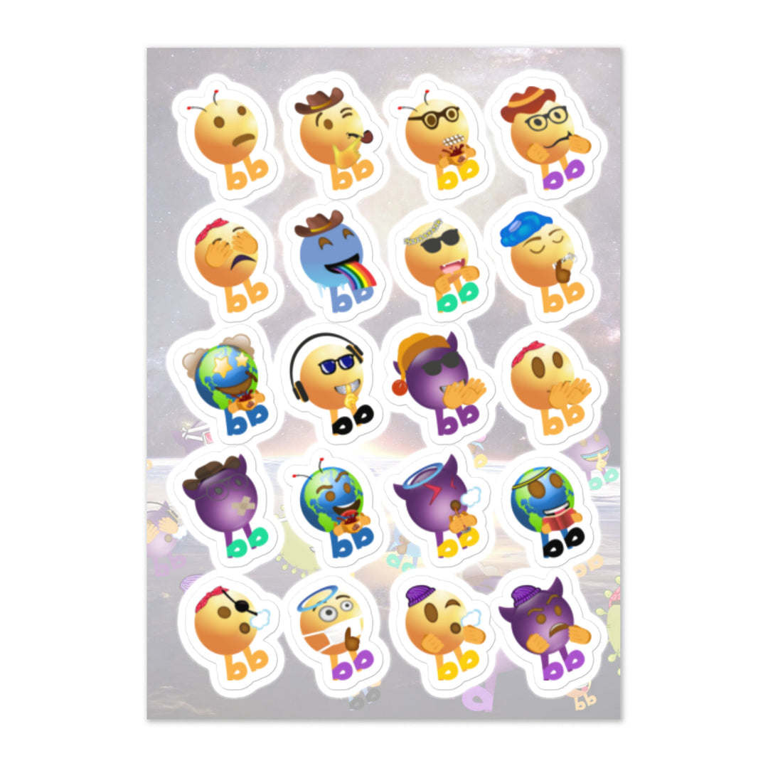 Megabb Buddy Stickers - Emojibb