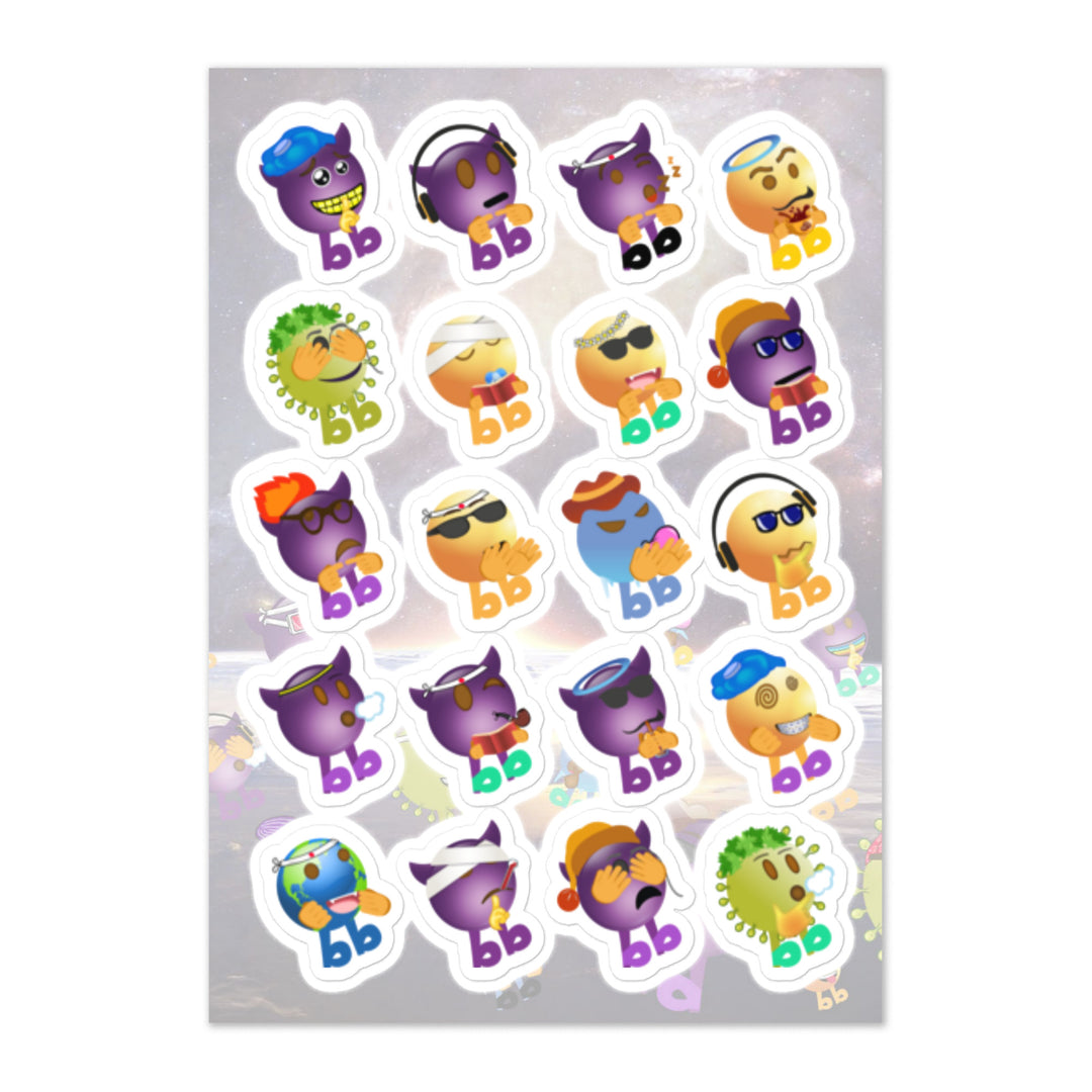 Megabb Buddy Stickers - Emojibb