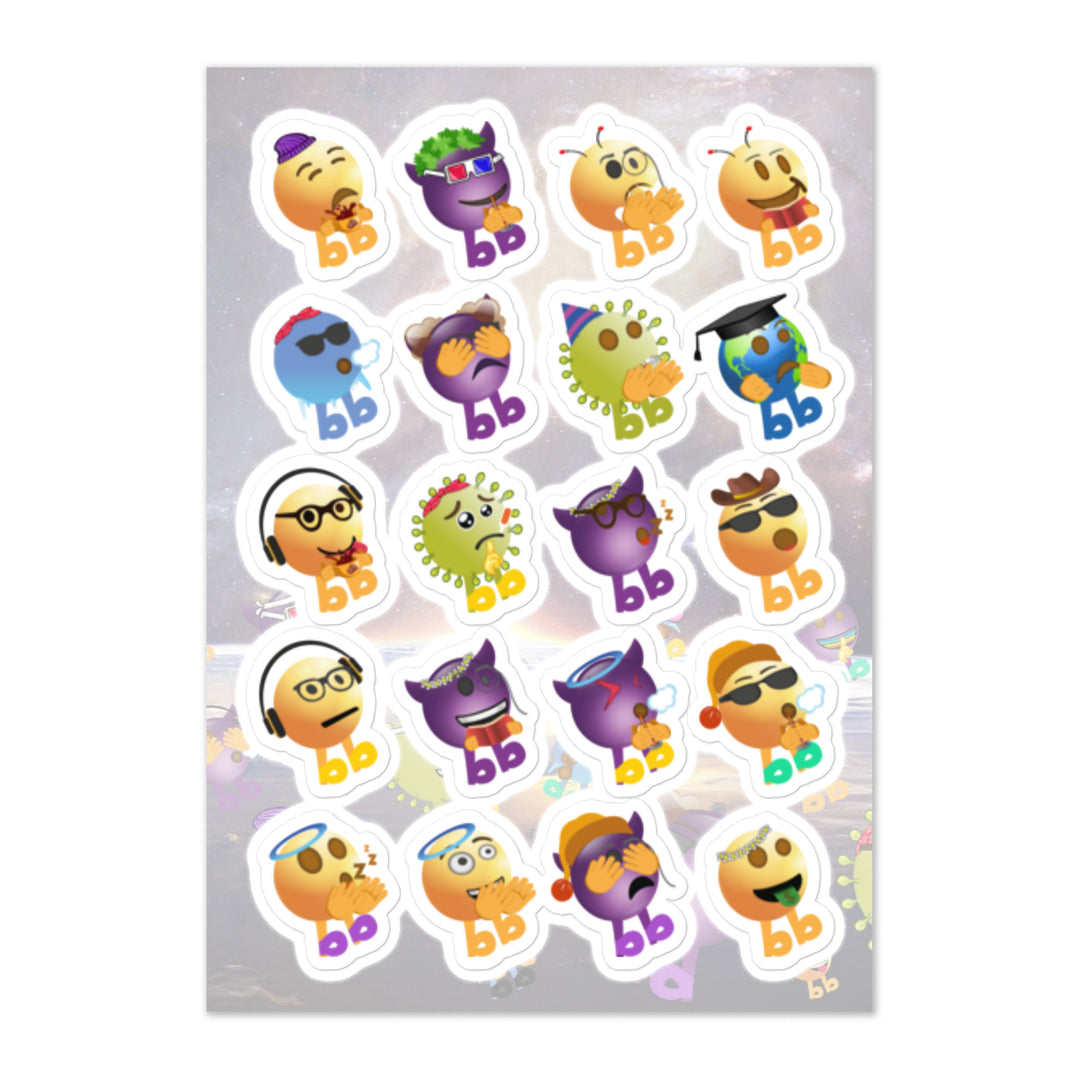 Megabb Buddy Stickers - Emojibb