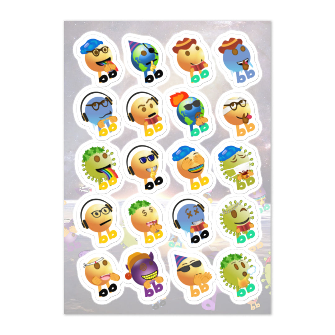 Megabb Buddy Stickers - Emojibb