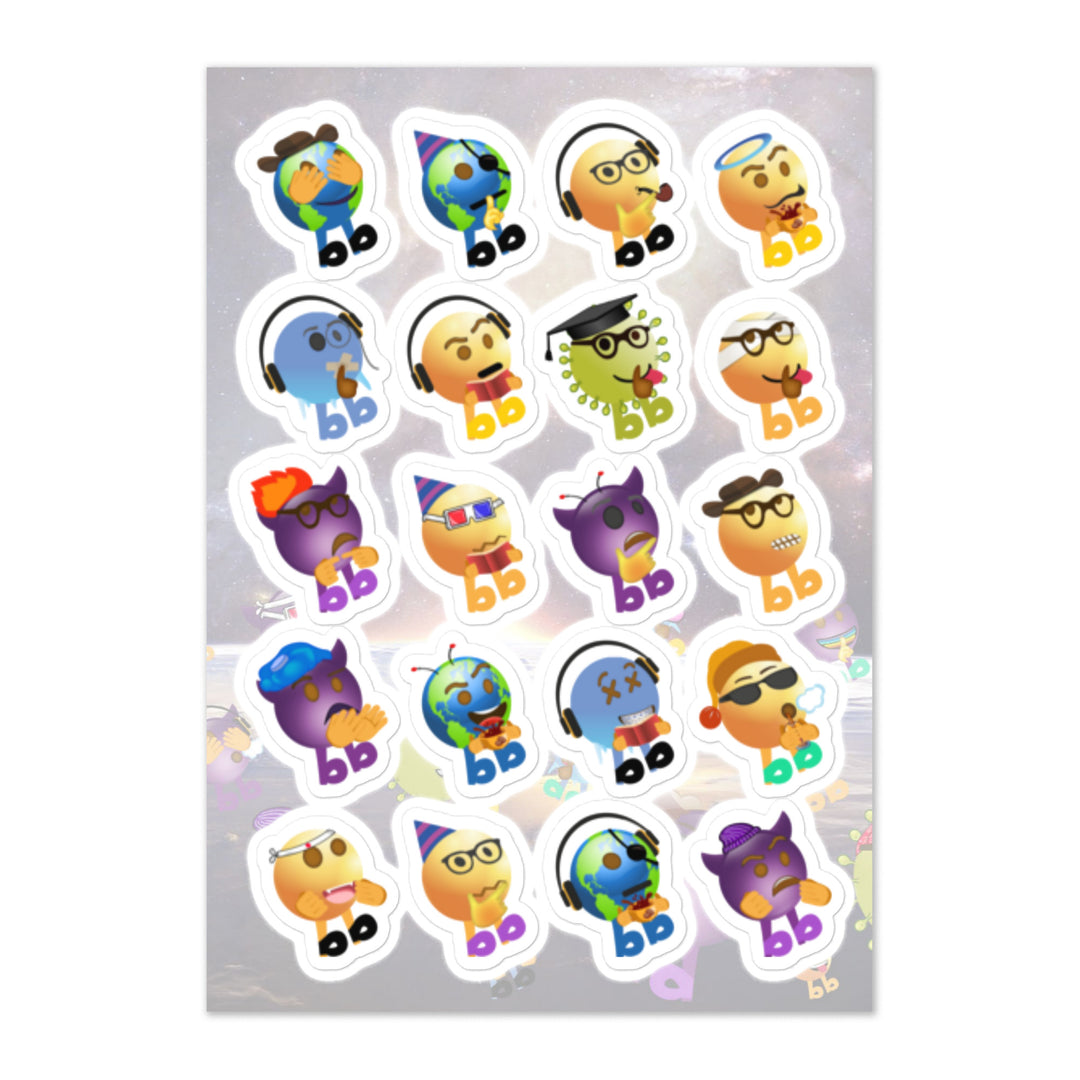 Megabb Buddy Stickers - Emojibb