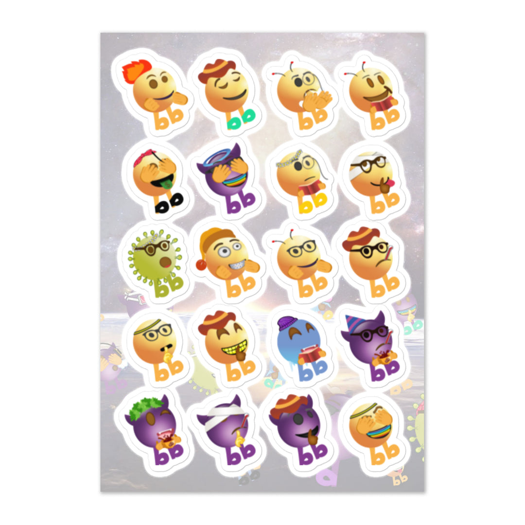 Megabb Buddy Stickers - Emojibb