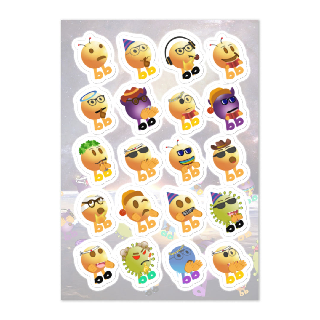 Megabb Buddy Stickers - Emojibb