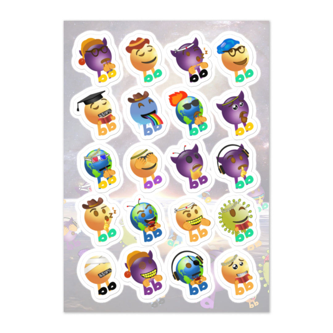 Megabb Buddy Stickers - Emojibb